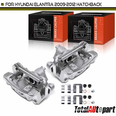2x Pinzas de freno laterales traseras con soporte para Hyundai Elantra 2009-2012 Hatchback Foto 1 de 4