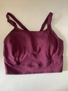 NWT Womens All In Motion Plum Purple Bra Size Small - Picture 1 of 4