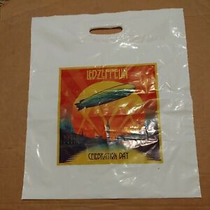 Led Zeppelin Tote Bag Plastic Celebration Day Promo Music Totes Grocery