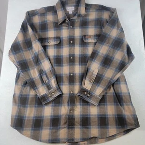 Carhartt HERREN SHAKET GRÖSSE 3XL MEHRFARBIG KARIERT SCHWERES HEMD BAUMWOLLE - Bild 1 von 7