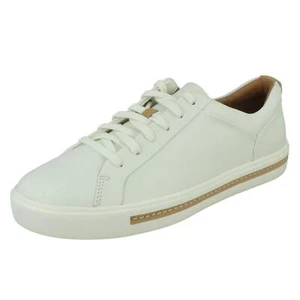 Damas Clarks Cuero con Cordones Elegantes Informales Todos los Días Zapatos Un Maui Encaje - Imagen 1 de 19