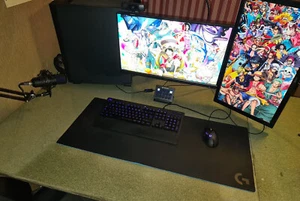 Setup Gaming-Streaming / PC / Doubles écrans / StreamDeck / Clavier-Souris-Micro - Photo 1/5