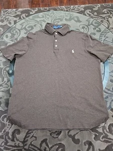 Vintage Polo Ralph Lauren The Iconic Mesh Brown Polo Classic Fit Collared L - Picture 1 of 4