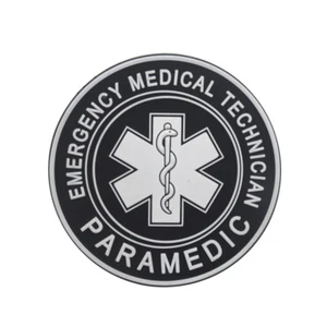 PVC Sanitäter Notfall Medizintechniker EMS Uniform Haken Patch Verschluss Abzeichen - Bild 1 von 4