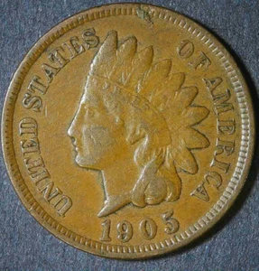 1905 INDIAN HEAD CENT VEARY GOOD CONDITION #551 - Picture 1 of 2