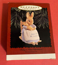 Hallmark Keepsake Ornament Beatrix Potter Baby's 1st Christmas 1996