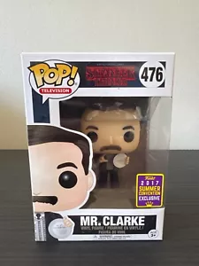 Funko Pop Mr Clarke #476 Stranger Things Official 2017 SDCC New MINTY - Picture 1 of 2