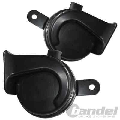 MARKENLOS 2x HUPE FANFARE SIGNALHORN HOCHTON+TIEFTON für VW GOLF SEAT ALTEA SKODA OCTAVIA