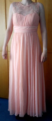 Apart glamour Abendkleid aprikot Größe 40 Damen lang 1x getragen - Bild 1 von 4