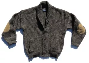 Vtg 60s 70s PENDLETON USA Men’s sz M 100% Wool Cardigan Sweater Pockets Grandpa - Picture 1 of 5
