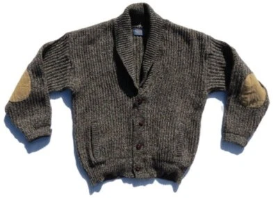 Vtg 60s 70s PENDLETON USA Men’s sz M 100% Wool Cardigan Sweater Pockets Grandpa - Image 1 of 4