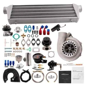 MXPR Universal Turbo Charger Kit For 2.5 - 6.0 GT35 GT3582 Intercooler Bundle - Picture 1 of 2