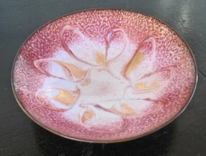 Emaljert Handarbeid E. Krage A/S Enamelware 3.75" Dish Made in Bergen Norway - Picture 1 of 1