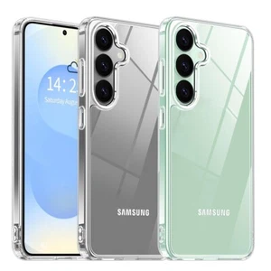 Clear Protective For Samsung Galaxy S25 Ultra/S25+ Case Shockproof Bumper Cover - Picture 1 of 19