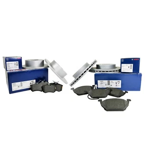 Kit Scheiben Beläge Bremse BOSCH Vorne Hinten Seat Leon 1.9 Tdi 66 77 Kw - Bild 1 von 1