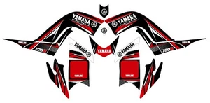 Fits Raptor 700R Graphics decal kit Yamaha 2006 2007 2008 2009 2010 2011 2012 - Picture 1 of 1