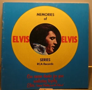 "Memories of Elvis" Presley RCA Records Photo Album Promotional Booklet Catalog - Picture 1 of 3