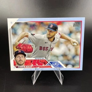 2023 Topps #333 Chris Sale Serial 05/50 SP Fathers Day Boston Red Sox FREE SHIP - Picture 1 of 3