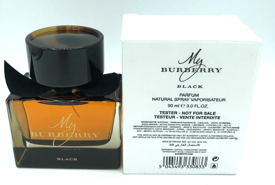 My Burberry Black Parfum Spray 3 Oz / 100 Ml Women Perfume * 2016