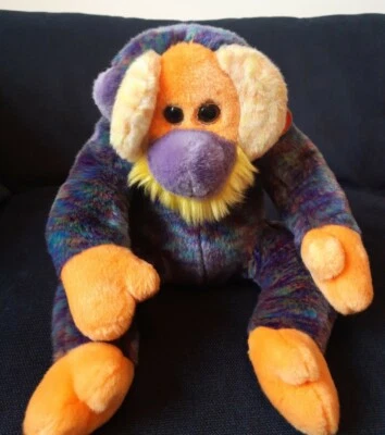 TY Beanie Buddies, Monkey Bananas, Retired Collectable - Image 1 of 3
