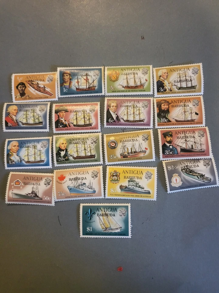 Stamps Barbuda Scott #113-29 nh - Image 1 of 1