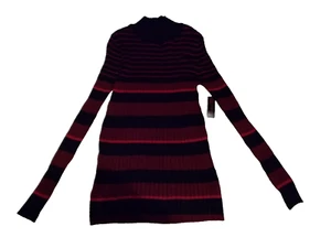 Suéter No Boundaries Juniors Power Rib cuello falso talla XXL (19) RAYAS ROJAS - Imagen 1 de 3
