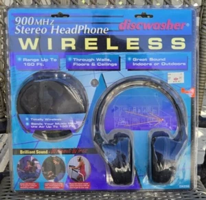 Discwasher Wireless Stereo Headphones 900MHz Transmitter DX250, 150 ft Range - Bild 1 von 2