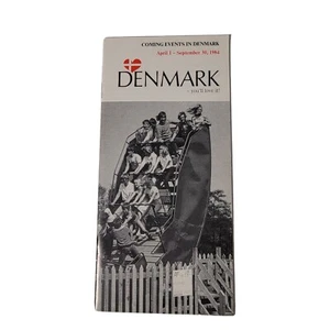 Brochure da viaggio eventi Demark 1984 vintage 31 pagine - Foto 1 di 9