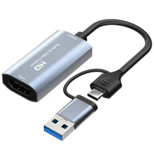 HD 1080P 4K HDMI To USB 3.0/Type C Video Capture Card Game Record Live Streaming - Picture 1 of 10