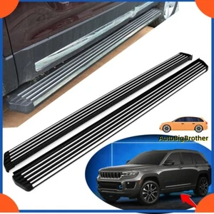 Fits for Jeep Grand Cherokee 2022-2024 Side Steps Pedal Running Board Nerf Bar - Foto 1 di 6