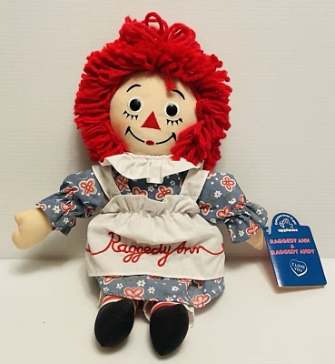 Raggedy Ann of Stuffed 12" Doll by Applause with tags from 2002. - Image 1 of 4