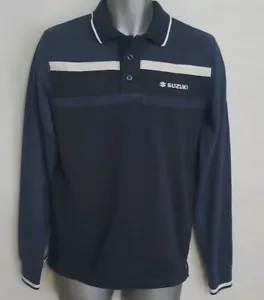 SUZUKI TEAM COLLECTION LONG SLEEVE POLO SHIRT SIZE S ⭐AUTHENTIC⭐ - Picture 1 of 11