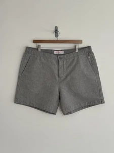 Pantalones Cortos Chinos Orlebar Marrón Cordón Muy Ligeros Gris W38” 2XL - Imagen 1 de 14