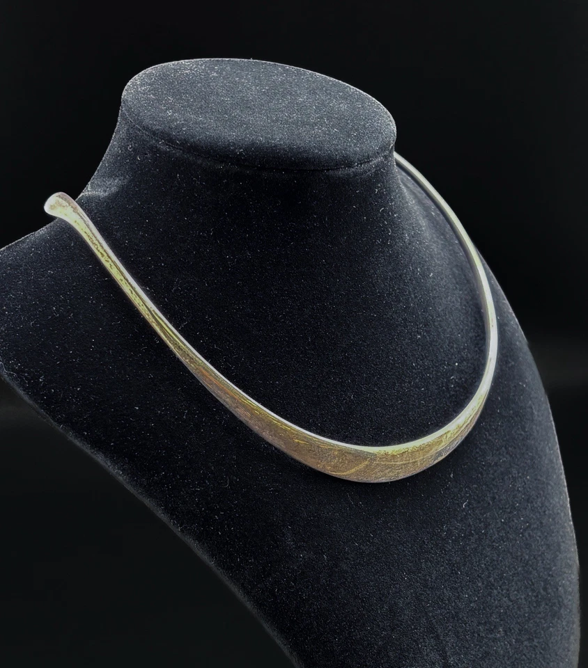Collar noruego David Andersen de plata de ley Foto 1 de 4