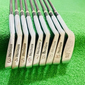 ◼️9pcs◼️ MacGregor TOURNEY CUSTOM THE 985 Iron Set 9clubs 3-10,S Carbon shaft - Picture 1 of 8