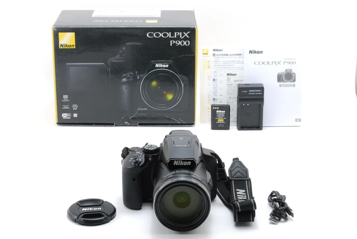 ニコン　Nikon COOLPIX P900 【ジャンク品】 中古】Nikon ニコン COOLPIX P900 ブラック コンパクトデジタルカメラ
