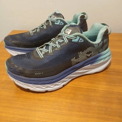 Hoka One One Bondi 5 Women's 8.5 Blue Sneakers Running Shoes - Image 1 of 4