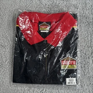 Casey's Gemischtwarenladen schwarz 100 % Baumwolle Polo Mitarbeiter Arbeitshemden Erwachsene Größe 2XL - Bild 1 von 8