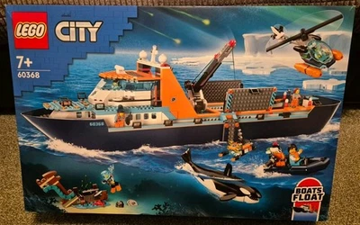 Lego City Arctic Explorer Ship set 60368 Brand New, Sealed, Floating Boat Toy  - Image 1 of 4