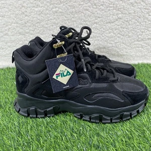 Fila Ray Tracer Tr 2 Damengröße 11 mittelhohe Turnschuhe Freizeitschuhe schwarz auf schwarz - Bild 1 von 12
