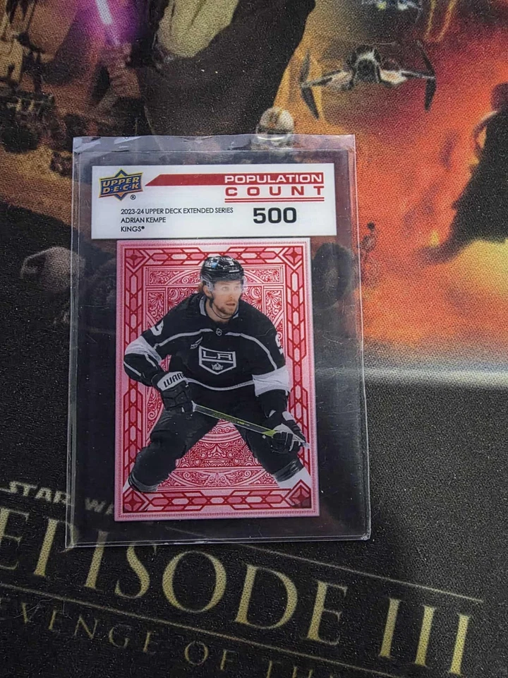 2023-24 Upper Deck Population Count 100 Adrian Kempe Los Angeles /500 #PC-80 - Image 1 of 1