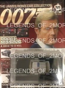 EAGLEMOSS JAMES BOND CAR COLLECTION - #55 DODGE MONACOA VIEW TO A KILL - NEU - Bild 1 von 1