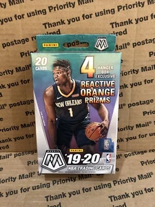 2019-20 Panini Mosaic NBA Basketball Factory Sealed Hanger Box Zion Rookie Ja - Bild 1 von 2