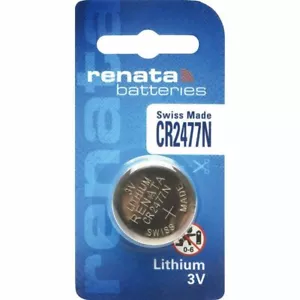 1 PC Renata CR2477N CR 2477 Lithium Battery 3V DL2477N BR2477N Swiss Made - Picture 1 of 2