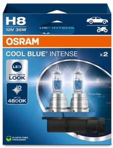 2.St H8 OSRAM Cool Blue INTENSE New 2025 NextGeneration 4800K +100% Halogen Lamp - Bild 1 von 3