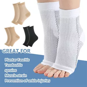 Plantar Fasciitis Compression Socks Ankle Brace Support Foot Pain Relief Socks - Picture 1 of 16