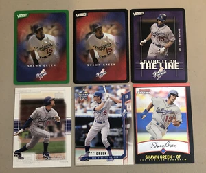 Shawn Green ⚾️ Los Angeles Dodgers Baseball Cards ⚾️ 6 Card Lot ⚾️ - Picture 1 of 9