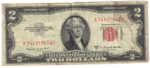 1953B 2$ USN - Uncommon - ERS/CDD A74137945A - Rare - #17228 - Picture 1 of 2