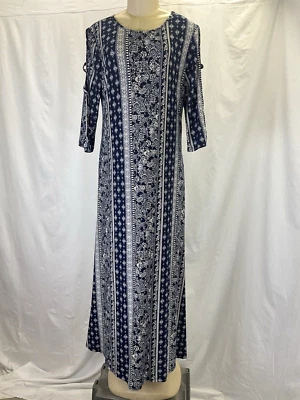 Vestido Milly Penzance | Azul y Blanco | Grande para Mujer Foto 1 de 4