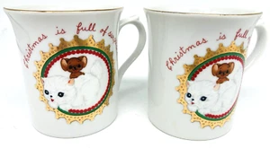 2 Tassen - George Good Message - Katze & Maus Becher - Weihnachten ist voller Überraschungen - Bild 1 von 7